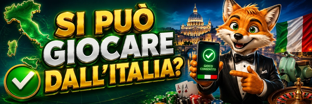 È possibile giocare nei Casino Non AAMS dall'Italia