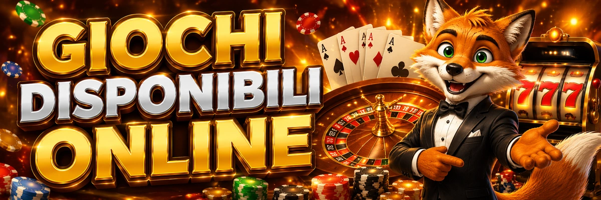 Giochi disponibili nei Casino Non AAMS online
