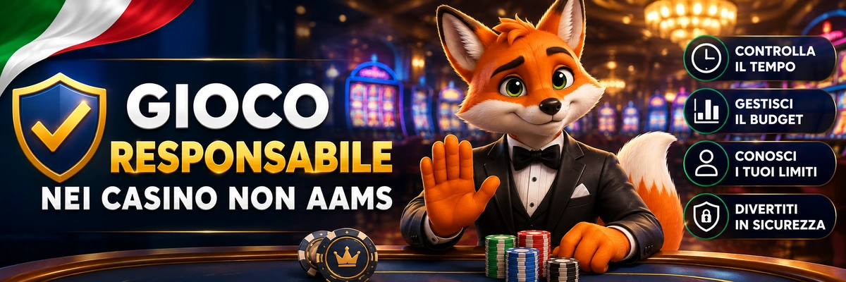 Gioco responsabile nei Casino Non AAMS