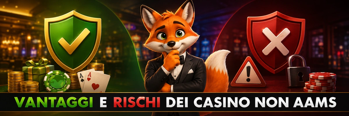 Vantaggi e rischi dei Casino Non AAMS